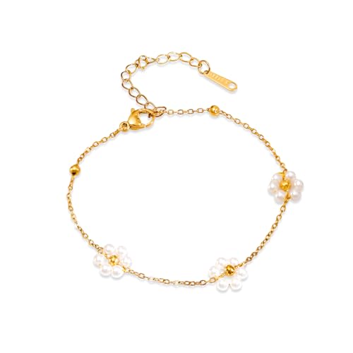 Image of Rubans Demi Fine Stainless Steel Bracelet Waterproof Gift for Women & Girls