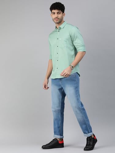 Image of Majestic Man Men Classic Slim Fit Pure Cotton Casual Shirt