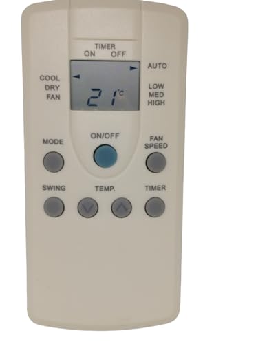 Image of Compatible with Carrier Ac Remote | Model -167 | Suitable for 1 | 1.2 | 1.3 | 1.5 | 1.8 | 2 | 2.2 | 2.5 | 3 Ton Split and Window Air Conditioner | Match Exactly with Old Model