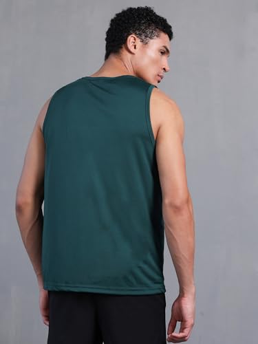 Image of CHKOKKO Tank Tops Sleeveless T-Shirt for Men Dry Fit Vest Gym Wear Graphic Printed Stylish Round Neck Running Sando for Sports Workout Fitness & Casual or Beach Wear