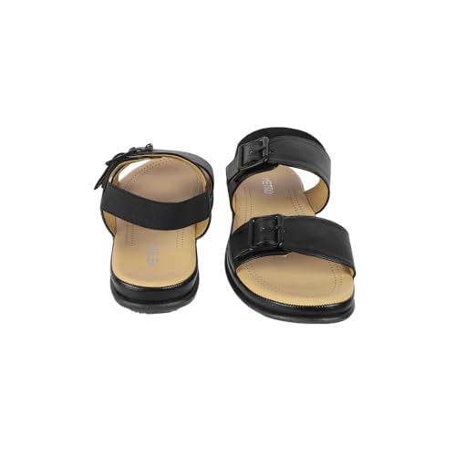 Image of Metro Women Synthetic Double Buckle Casual & Comfort Slingback Sandals