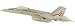 F/A-18C Hornet VFA131 Wildcats Aircraft Built-Up Die Cast 1-150 Model Power