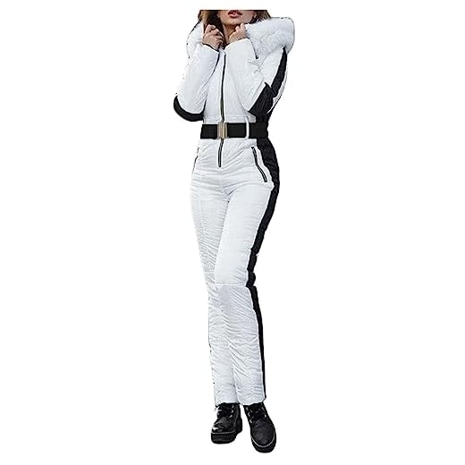 Tuta Da Sci Da Donna Tuta Donna Neve Cappotto Con Cerniera Sport All'aria Aperta Outfit Tuta Da Sci Donna Vestiti Neve Donna Tuta Da Sci Donna Completa Giacca Sci Montagna Donna