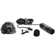 Turnstile Audio Station Series TASL300 XLR Omnidirectional Electret Condenser Lavalier Microphone, for Filming, Podcast, Livestream, Interviews, or YouTube Recording