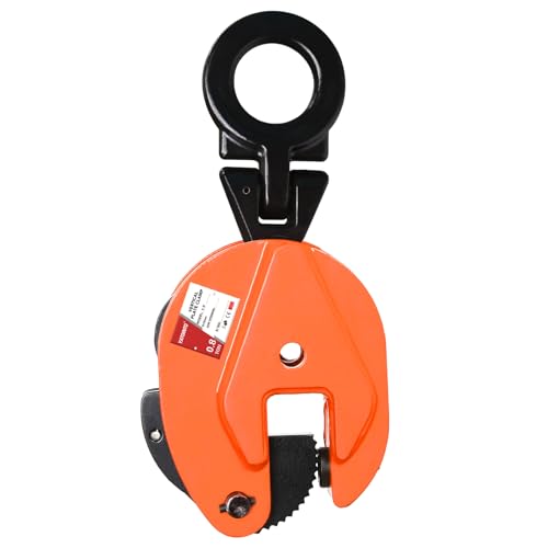 YATOINTO Plate Lifting Clamp 1760lbs Plate Clamp 0.8T Vertical Lifting Clamps Jaw Opening up to 0.6 inch Welding Clamp for Lifting and Building