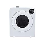 SENTERN 衣類乾燥機 6kg 工事不要 タッチパネル操作 ドラム 家庭用 一人暮らし ウール 自動モード コンパクト タイマー 衣類乾燥 布団乾燥 自動乾燥 家庭用（ホワイト）
