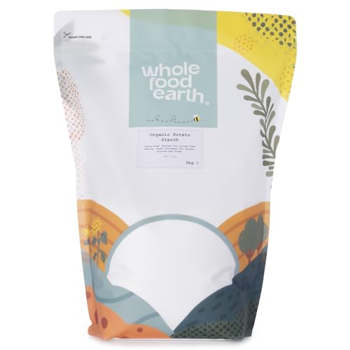 Wholefood Earth Organic Potato Starch – 3Kg | Gmo Free | Vegan | Certified Organic