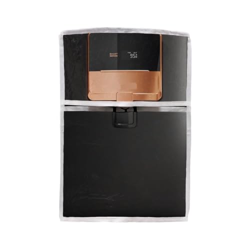 Image of Water Purifier Cover Compatible with Ritz PRO 2X RO+UV+Copper - Dustproof, Waterproof & Oil-Resistant Cover, Transparent Front, Velcro Closure - Wall Mounted & Table Top