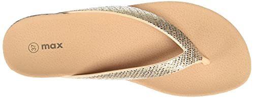 Image of Max Women Sheen Detail Flip Flops