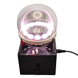 ModiTechX Bola de energía de plasma con pantalla de gas neón, bola de plasma (130 mm)