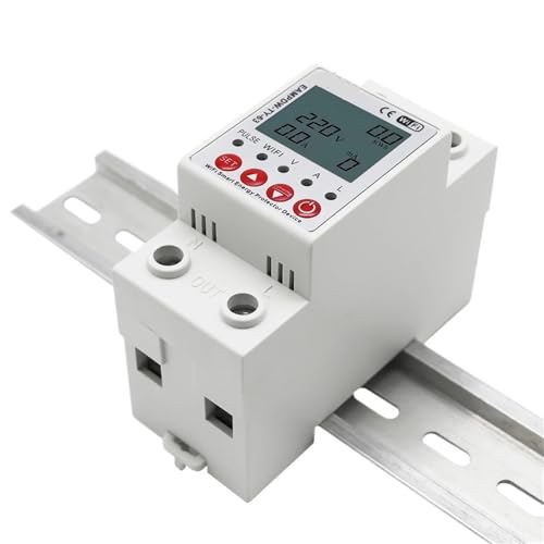 Relais de protection surtension et sous-tension 2P 63A avec compteur WiFi