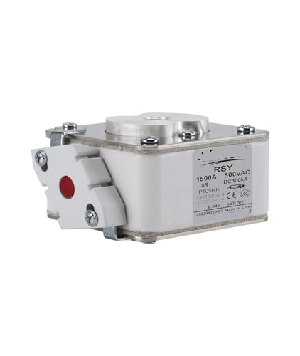 Fusible rapide 1500A pour éviter les pannes de surtension sur réseau 500V 107 RSM