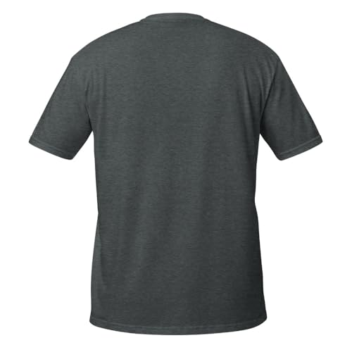 T-shirt JCH Einstein chiné foncé taille M vêtement coton mixte