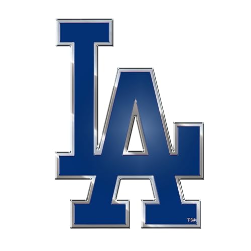 Image of FANMATS 60408 - MLB - Los Angeles Dodgers Embossed Color Emblem | LA Cap Logo
