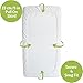 Vesta Baby Crib Mattress Protector - 52” x 28” Noiseless Waterproof Pad Cover - Absorbent Soft Jacquard Bamboo Rayon Fitted Sheet for Infant & Toddler Bed Potty Training