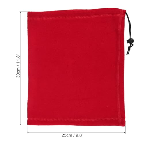 PATIKIL Winter Neck Warmer, Drawstring Warm Face Covering Windproof Neck Gaiters2