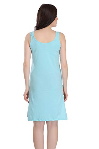 Image of Splash Cotton Rich Camisole Slip for Women| Long Kurti Slip /Suit Slip /Camisole Slip Knee Length - 139