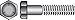 Hillman Hex Cap Screws 3/8 " - 16 X 3 " Grade 5 Coarse Hex Head