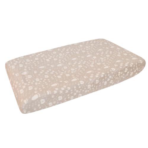 Image of Copper Pearl Premium Knit Changing Pad Cover : Soft, Stylish, and Universal Fit for All Standard Diaper Changing Pads, Trendy Design Changing Pad Covers, Tracker