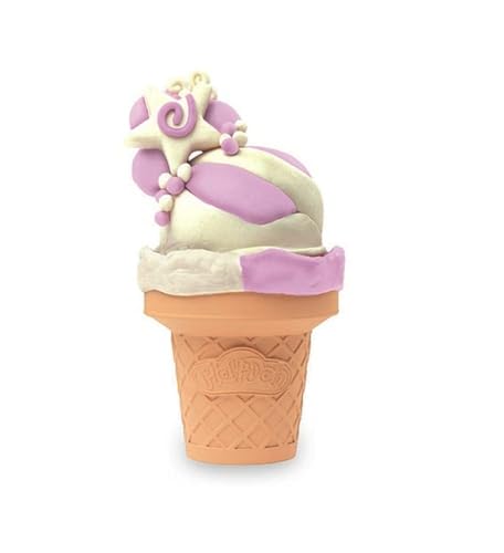 Hasbro-E5332EU40 Play Doh Moldea tu helado 10cm, Multicolor (E5332EU40) ,...