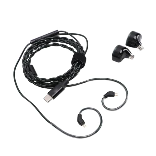 Acogedor �^�C�v C HiFi �Q�[�~���O IEM �L���C���z���A11mm �_�C�i�~�b�N�h���C�o�[�C���C���[���j�^�[�A�Z���~�b�N�����_�t�����A�X�e�[�W�p 0.78mm 2 �s�����O���\�P�[�u���t��