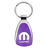 Au-tomotive Gold, Inc. Tear Drop Key Chain for Mopar (Purple)