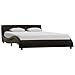 INLIFE Cadre de lit Gris Similicuir 120x200 cm (30.45kg)