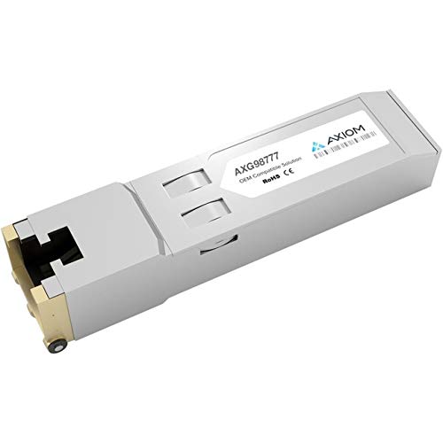 tecmacAxiom Memory - AXG98777 Ixia SFP (Mini-GBIC) Module - for Data Networking - 1 RJ-45 1000Base-T Network LAN - Twisted PairGigabit Ethernet - 1000Base-T - TAA Compliant