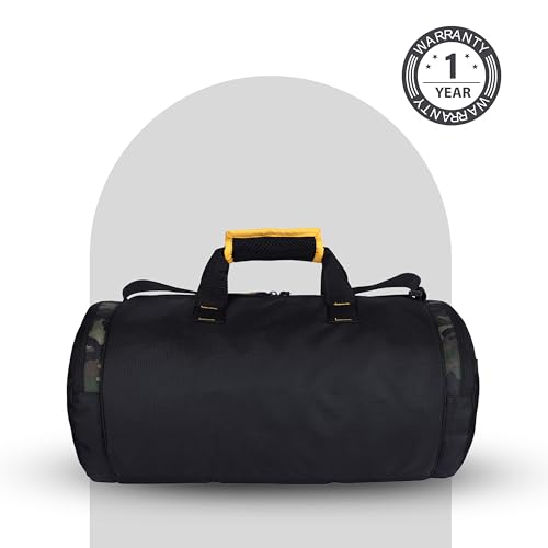 Image of Gear Cross Training 9 inch /29L Large Water Resistant Duffle Bag | Travel Bag | Gym Bag for Men & Women (Khaki Camo)