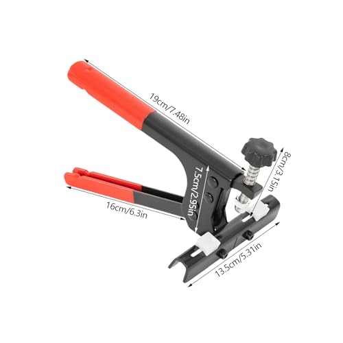 T-Shaped Manual Tile Cutters, Hand Tool Ceramic Floor Cutters with One Dividing Plier and Two Cutting Blades, for Cutting Tiles - Image 3