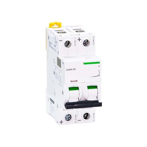 Disjoncteur iC65N DC 2P C 50A évite la surchauffe des câbles électriques et les pannes DC
