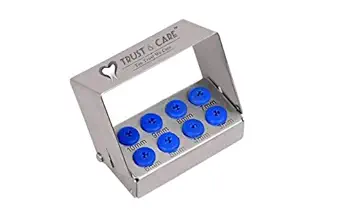 TRUST & CARE Stainless Steel Implant Drill & Burs Holder (Pack of 8)