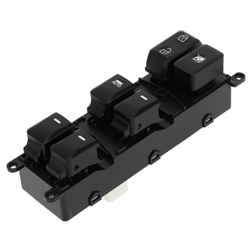 Interrupteur lève-vitre Kia Rio avant gauche noir mat haute durabilité 935701W155