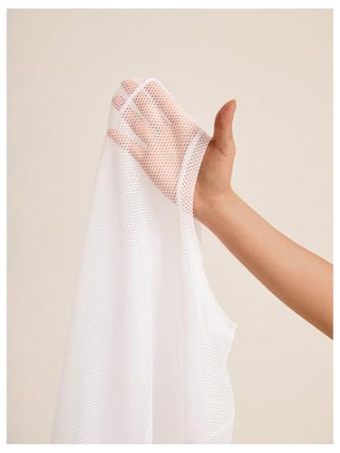 SweatyRocks Women's Mesh Workout Tops Short Sleeve Round Neck Fishnet Cover Ups Tee Shirt3