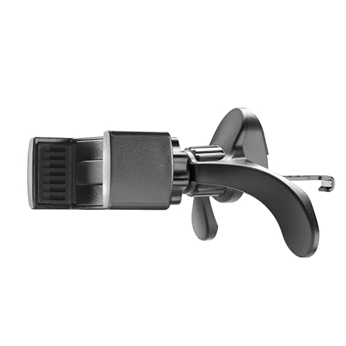 Cellularline - Spinf Fit - Support de Voiture avec Clip de Ventilation - Rotation à 360° - Vue Verticale et Horizontale de l'écran - Noir