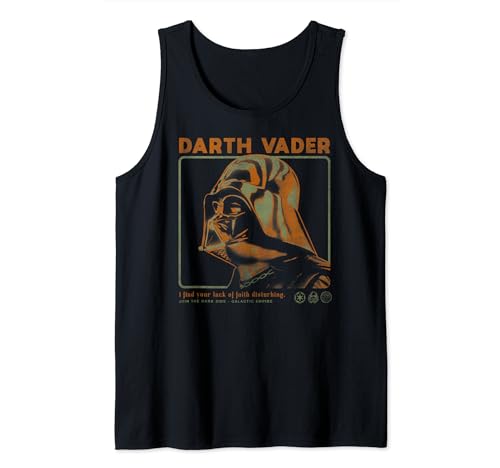 Star Wars Darth Vader Tank Top débardeur geek col rond imprimé personnage