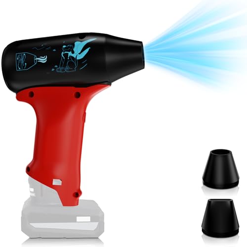 for Milwaukee 12V Jet Dry Mini Blower Jet Fan 130000 RPM 3 Adjustable Wind Speeds Compatible with Milwaukee M-12 12V Battery Super Jet Fan Blower for Drying Cleaning (Battery not Included)