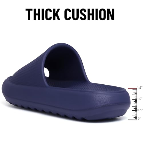 Image of Comwarm Cloud Slide Sandals for Women Men Ultra Comfort Recovery Pillow Slippers Soft Summer Beach Shoes with Low Arch Support