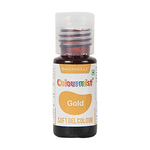 Colourmist Soft Gel Paste Food Color, (Gold), 20Gm | Edible Gel Colour For Fondant/Dessert/Baking | (B09GKVT2JK) Amazon Price History, Amazon Price Tracker