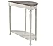 Baxton Studio Vologne Traditional Wood French Console Table, White