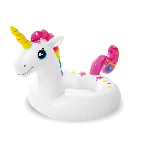 Anillo Inflable Piscina Unicornio para Niñas de 2 a 7 años, Flotadores Piscina Unicornio de PVC Anillo de Natación Inflable Flotador de Natación Piscina Flotante Playa Fiesta De Agua Verano para Niñas