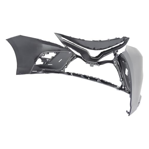 Image of Compatible with Toyota Camry 2021-2023 Front Bumper Cover | Primed, Without Parking Sensor Holes, Sedan, Ready to Paint, OEM 521190X954, TO1000471