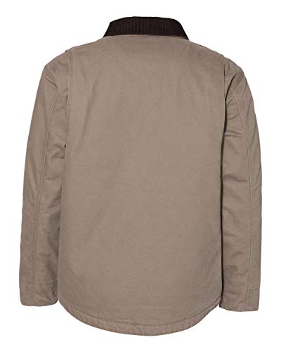 DRI DUCK Rambler Men's Cotton Canvas Hoodless Work Jacket, 5091, X-Large, Saddle4
