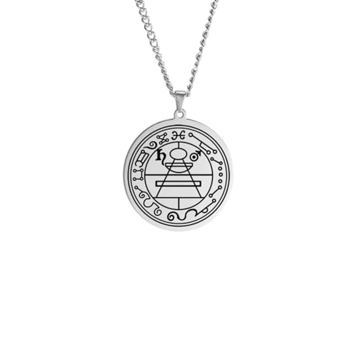 Collier Sceau ésotérique ne verdit pas la peau bijou durable pour tous