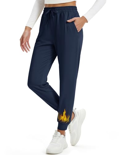 MAGCOMSEN Women's Thermal Waterproof Winter Joggers