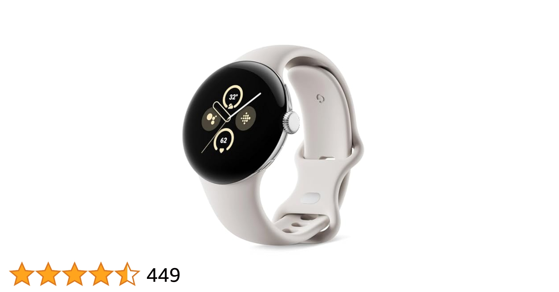 スマホアクセサリー Google Pixelwatch2 LTE Google Pixel Watch 2 (LTE) Polished Silver/Porcelain