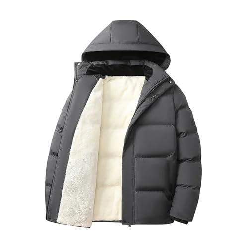 Winter Windproof With Hood down coat Men Full-zip Long sleeve Warm puffer Jackets outwears3