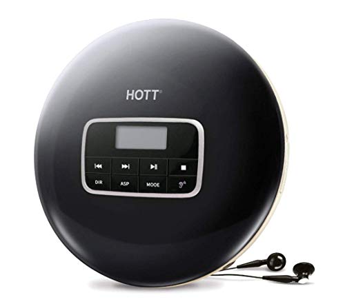 Portable CD Player, HOTT Personal Compact Disc CD Player with Headphones, Anti-Skip/Shockproof Protection