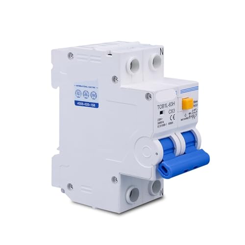 Disjoncteur différentiel TOB1L-63H avec coupure instantanée 230V AC pour éviter les surcharges