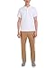 Nautica Young Men's Uniform Short Sleeve Stretch Pique Polo, White, X-Large(40/41)